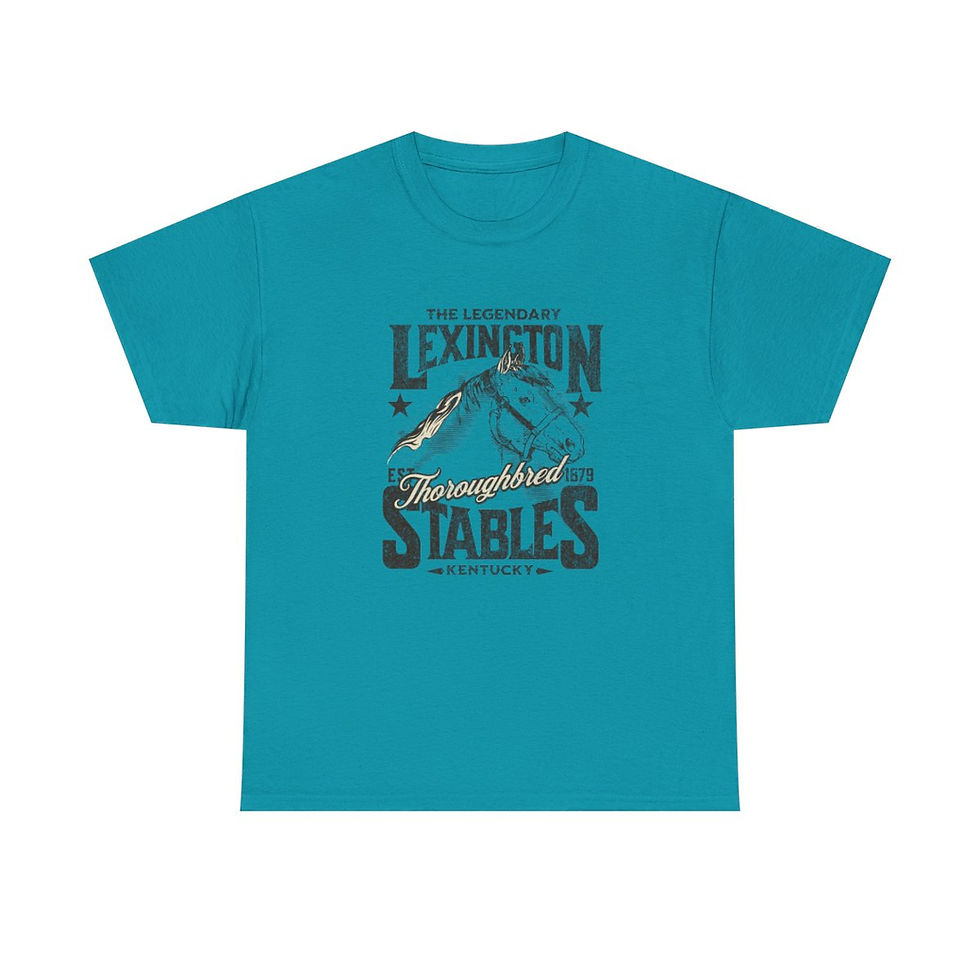 Thumbnail: Lexington Kentucky Stables: Unisex Heavy Cotton Tee