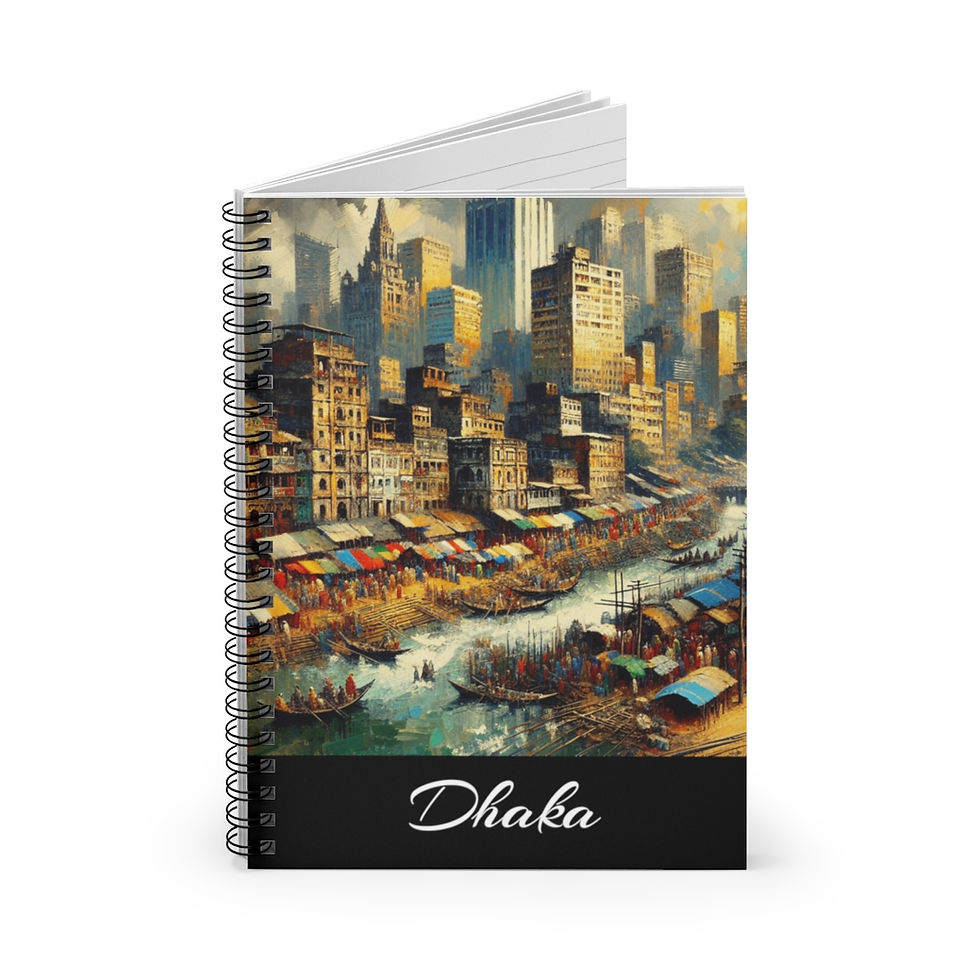 Thumbnail: Dhaka Bangladesh: Spiral Notebook - Ruled Line