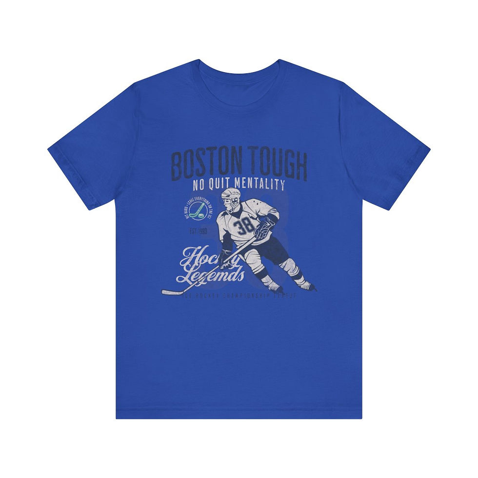 Thumbnail: Boston Tough Massachusetts: Unisex Jersey Short Sleeve Tee