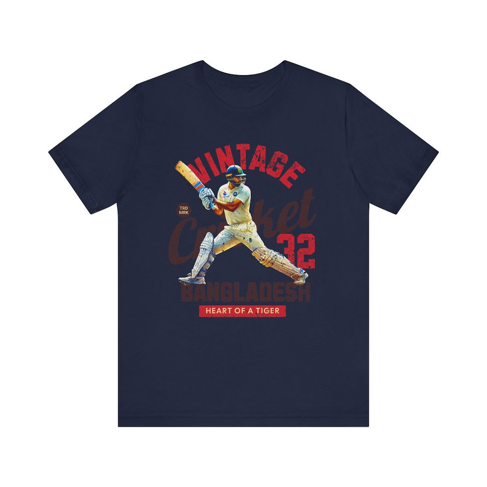Thumbnail: Vintage Cricket Bangladesh: Unisex Jersey Short Sleeve Tee