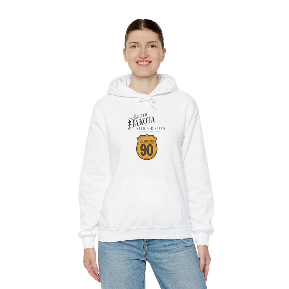 Thumbnail: South Dakota Highway: Unisex Heavy Blend™ Hooded Sweatshirt
