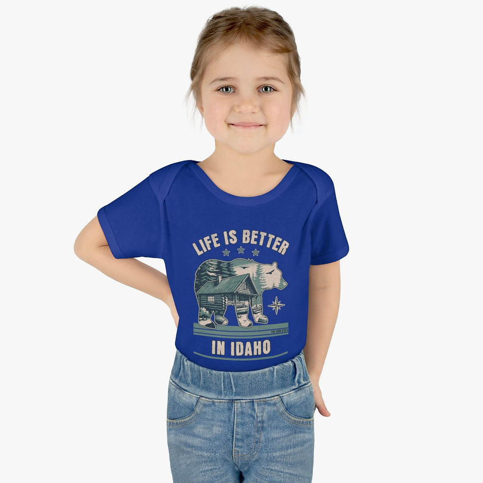 Thumbnail: Life is Better in Idaho: Infant Baby Rib Bodysuit