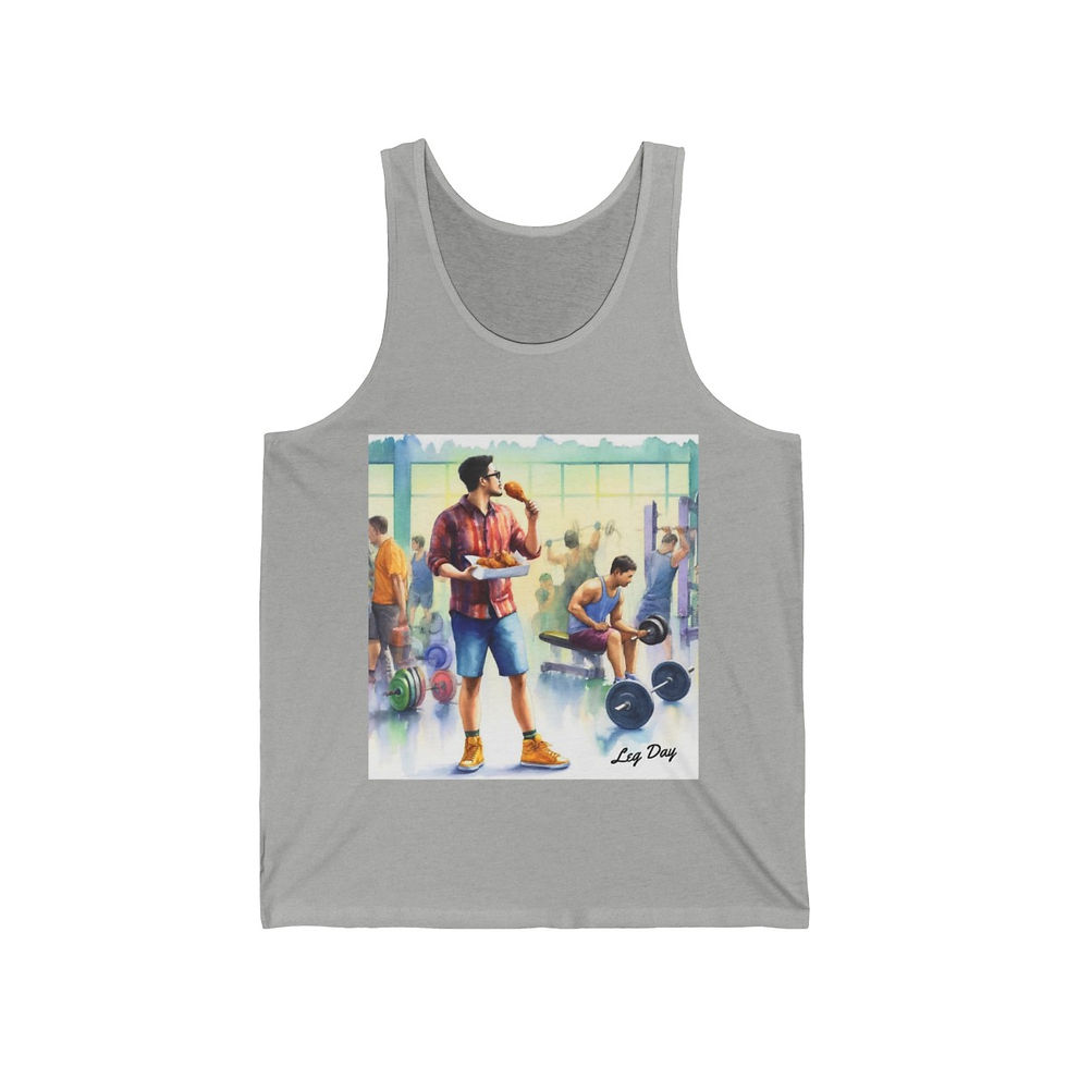 Thumbnail: Leg Day: Unisex Jersey Tank