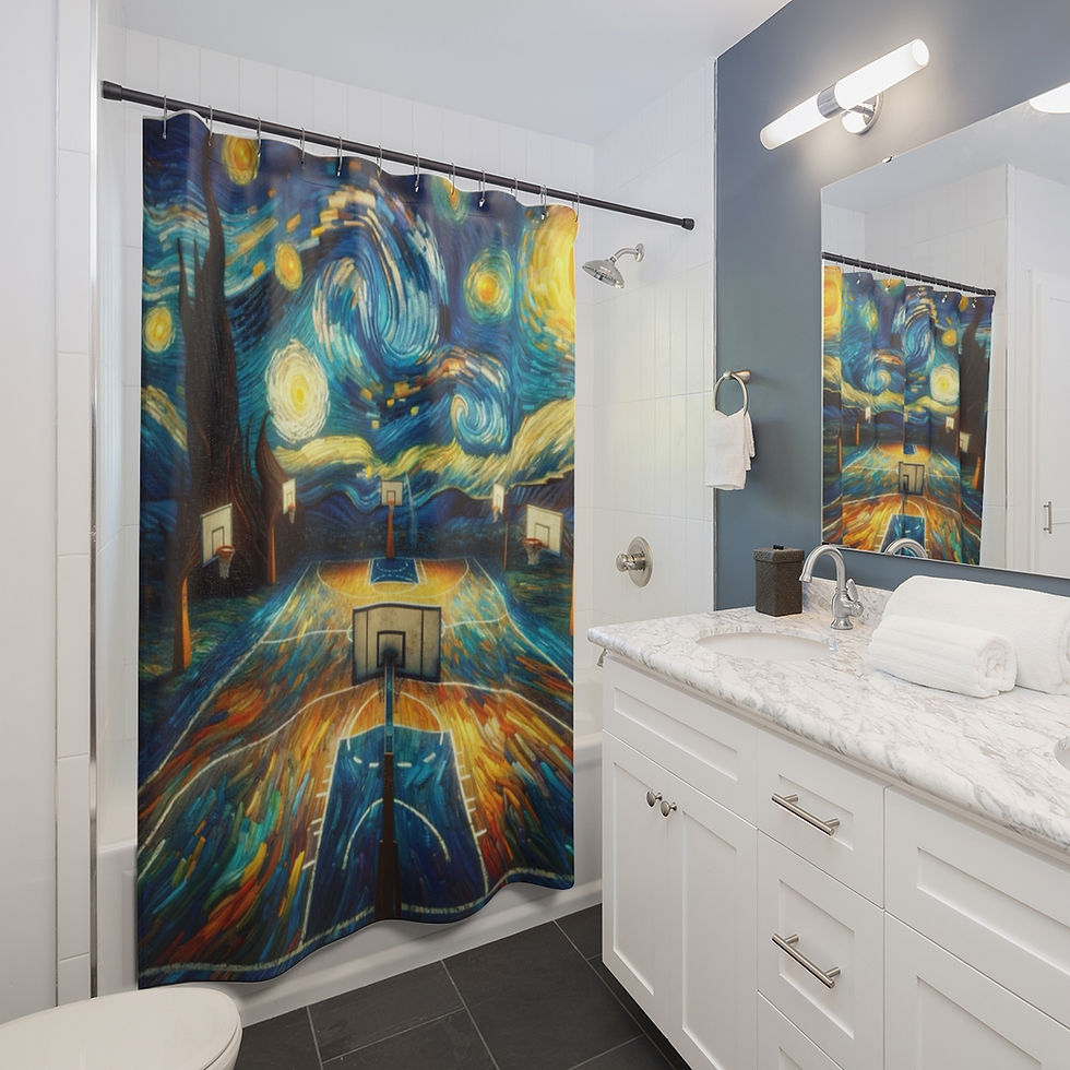 Thumbnail: Van Go Play Ball: Shower Curtains