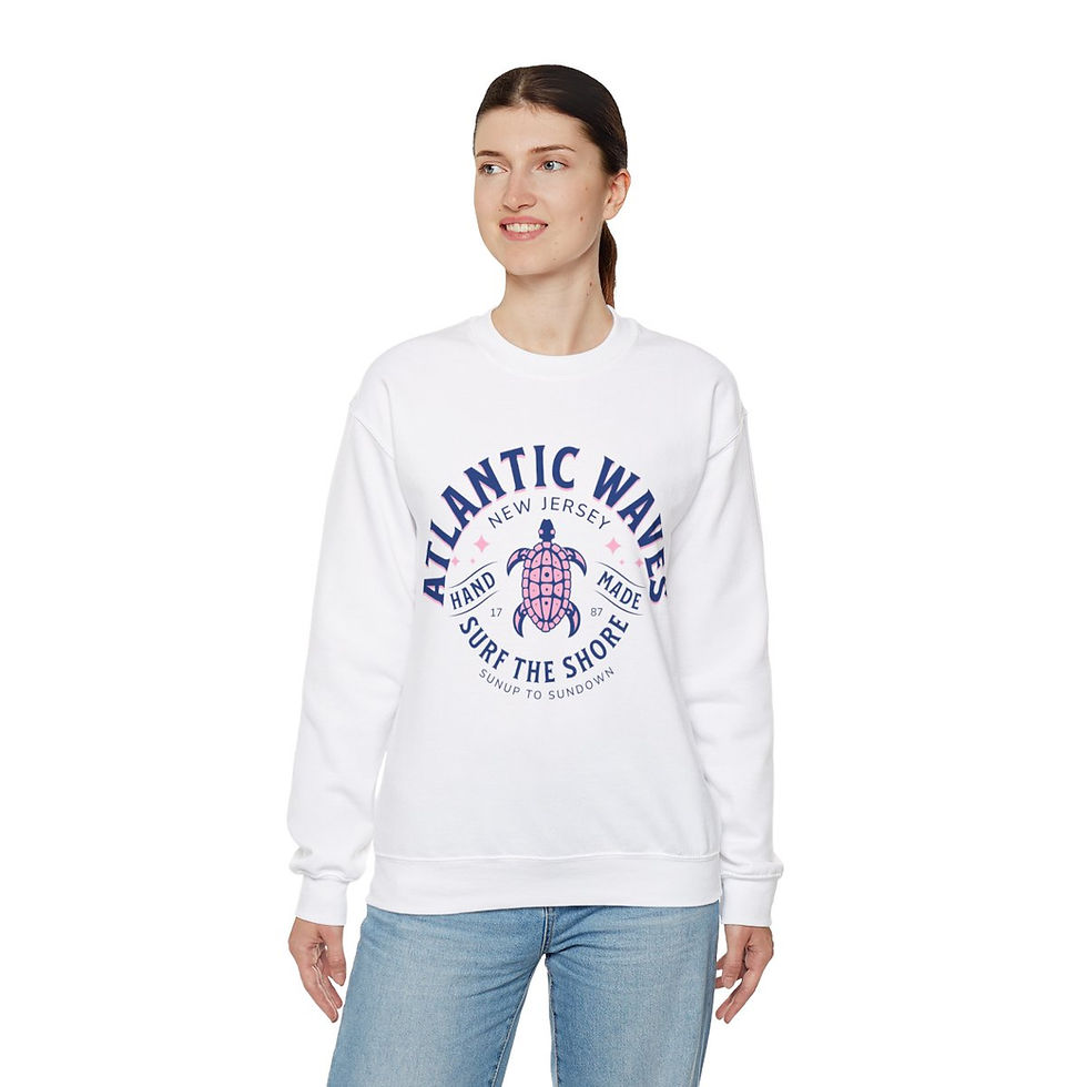 Thumbnail: Atlantic Waves New Jersey: Unisex Heavy Blend™ Crewneck Sweatshirt