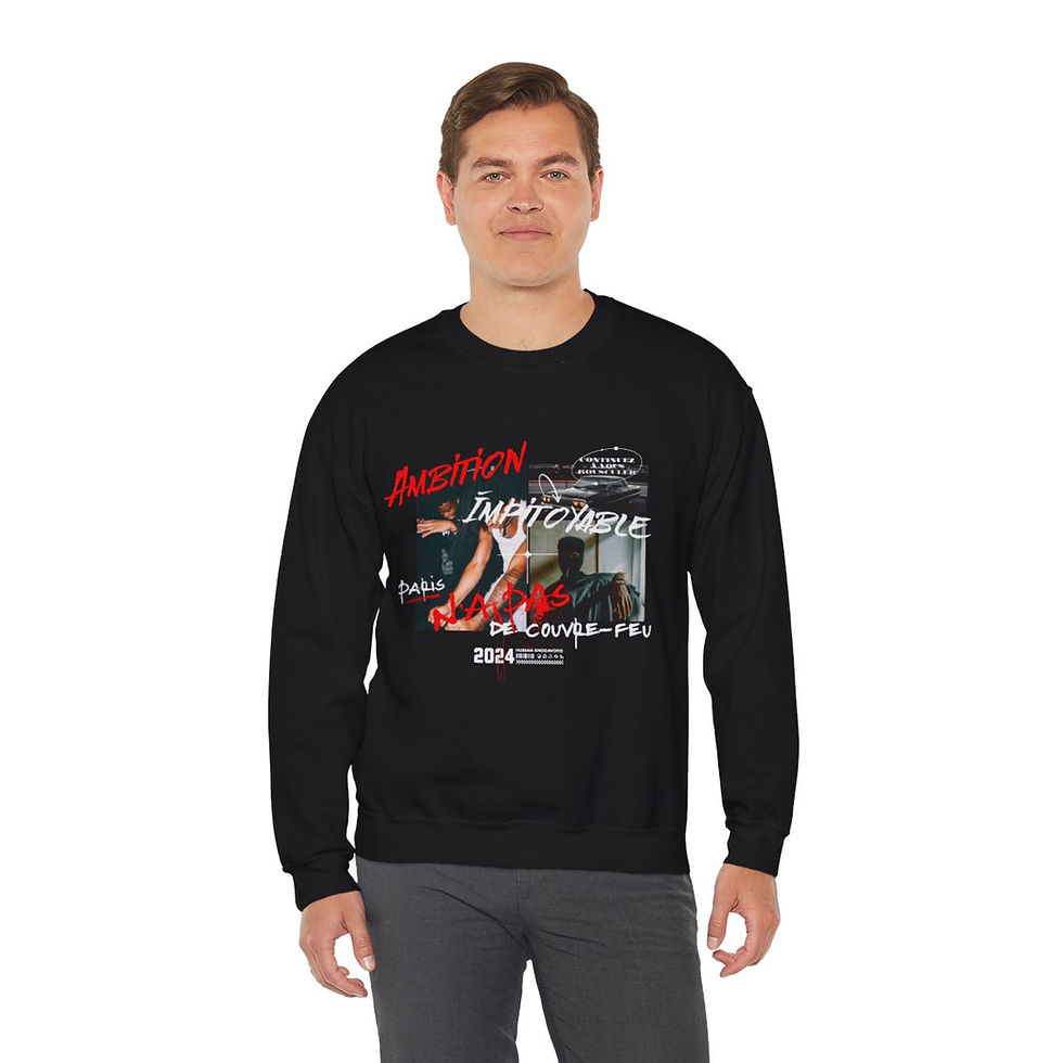 Thumbnail: Ambition Impitoyable France: Unisex Heavy Blend™ Crewneck Sweatshirt