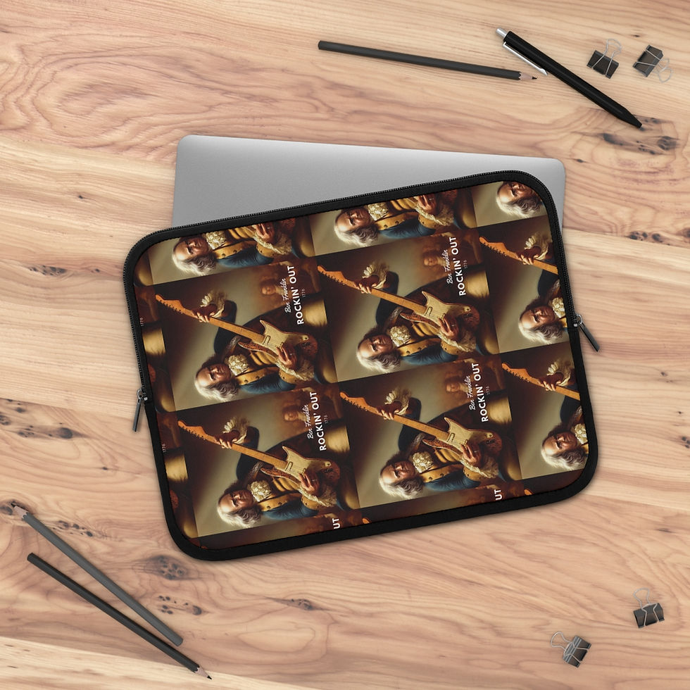 Thumbnail: Ben Franklin Rockin Out: Laptop Sleeve