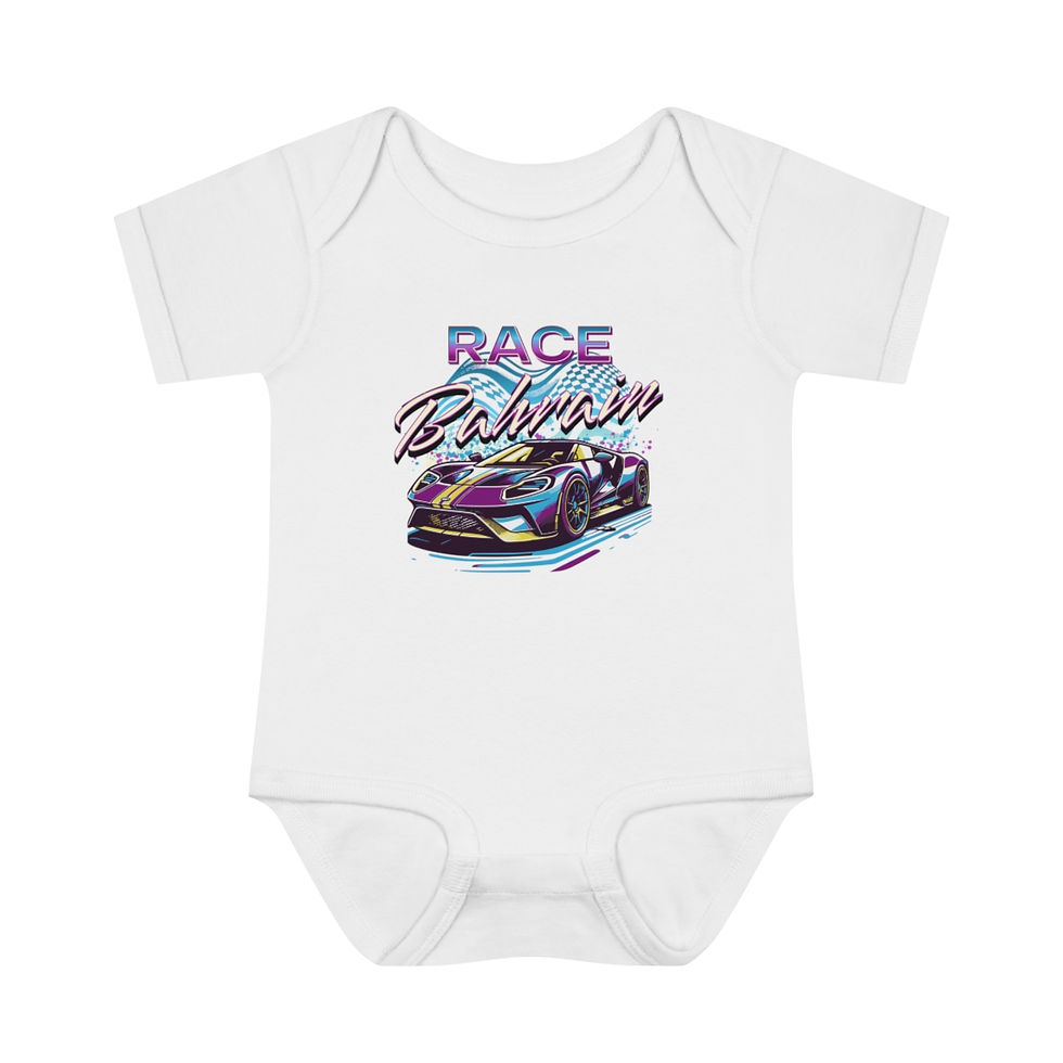 Thumbnail: Race Bahrain: Infant Baby Rib Bodysuit