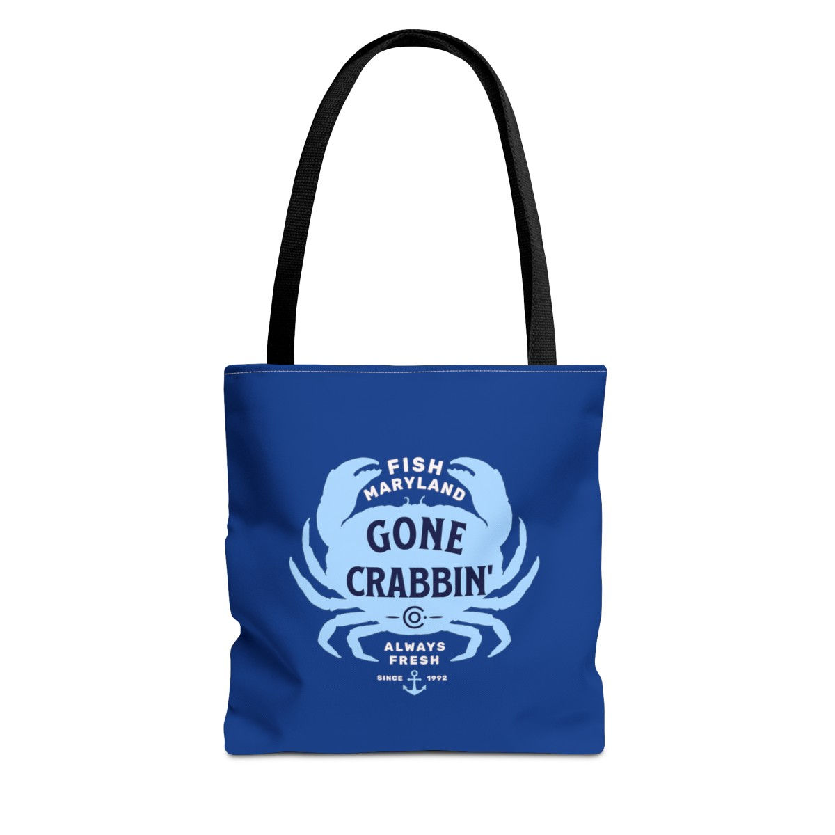 Gone Crabbin Maryland: Beach Tote Bag (AOP)