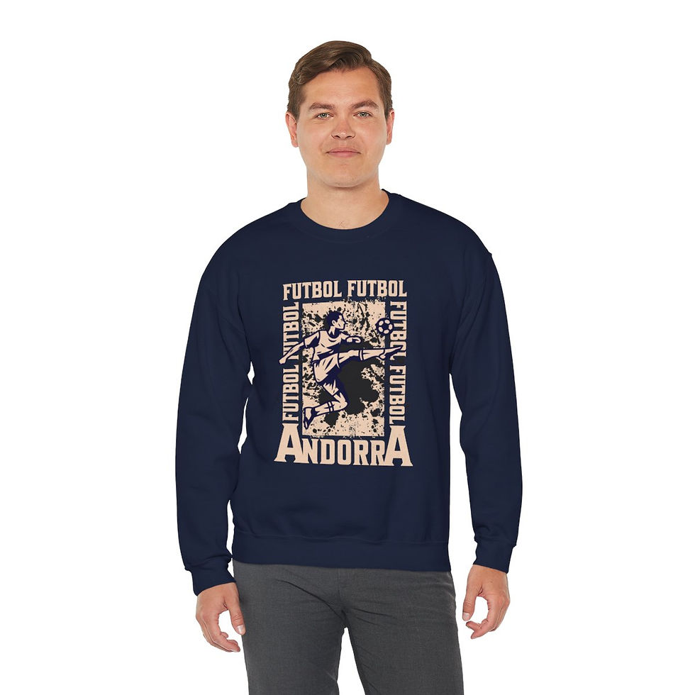 Thumbnail: Futbol Andorra: Unisex Heavy Blend™ Crewneck Sweatshirt