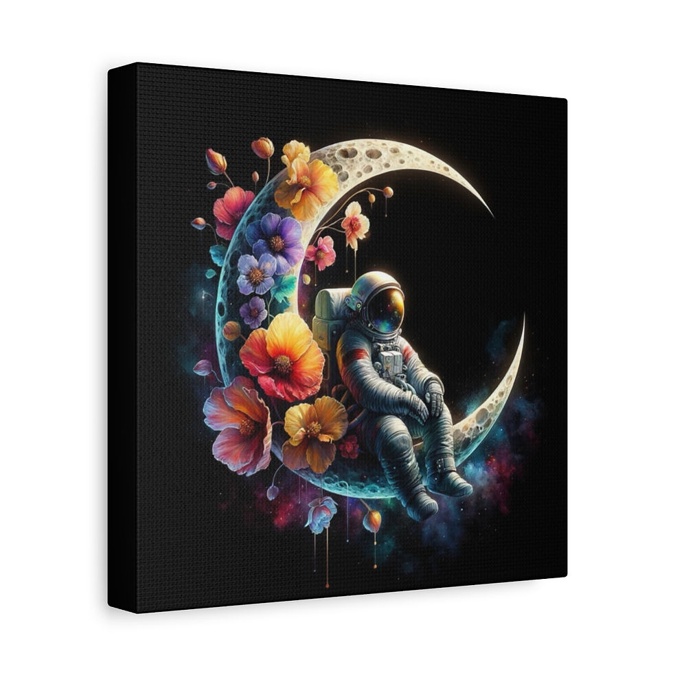 Thumbnail: Moon 2: Matte Canvas, Stretched, 1.25"