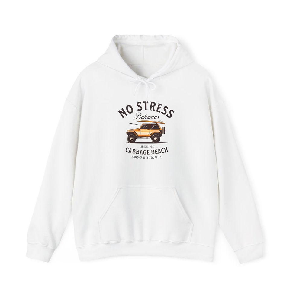 Thumbnail: No Stress Bahamas: Unisex Heavy Blend™ Hooded Sweatshirt
