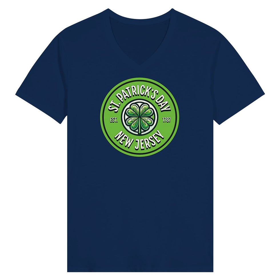 Thumbnail: St. Patrick's Day NJ: Premium Womens V-Neck T-shirt