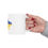 Thumbnail: Ukraine Flag Map: Ceramic Mug, (11oz, 15oz)
