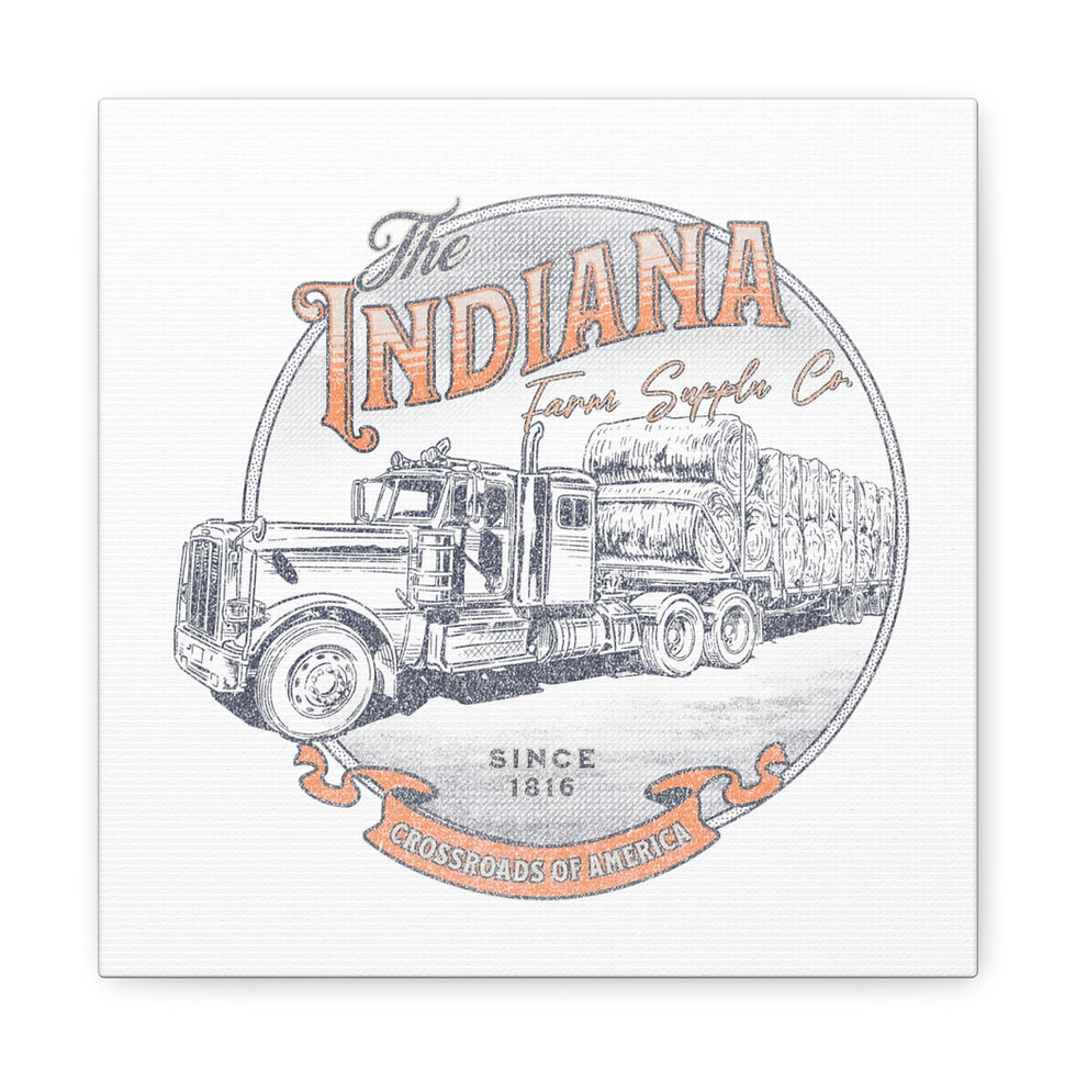 Thumbnail: Indiana Farm Supply Co.: Matte Canvas, Stretched, 1.25"