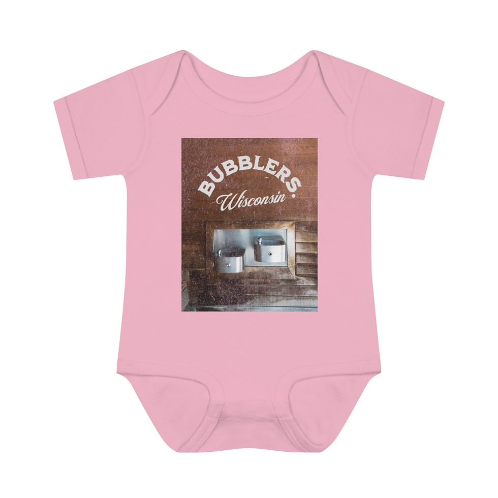 Thumbnail: Bubblers Wisconsin: Infant Baby Rib Bodysuit
