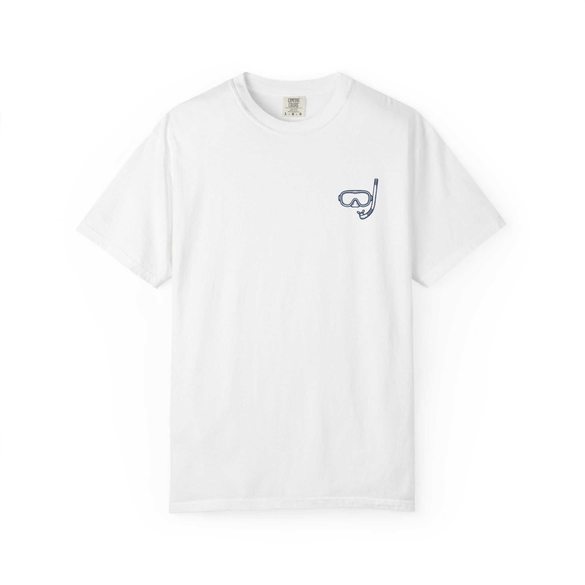 Ocean State of Mind T-Shirt — Coastal Sea Turtle & Manta Graphic