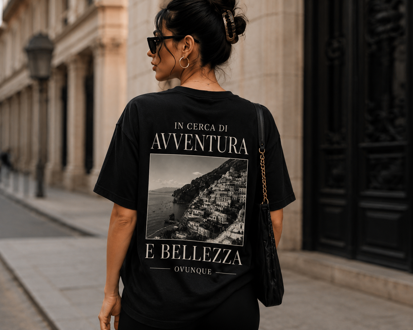 Avventure e Bellezza Graphic T-Shirt — Italian Travel Photo Tee