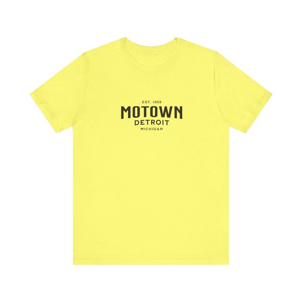 Thumbnail: Motown Detroit Michigan: Unisex Jersey Short Sleeve Tee