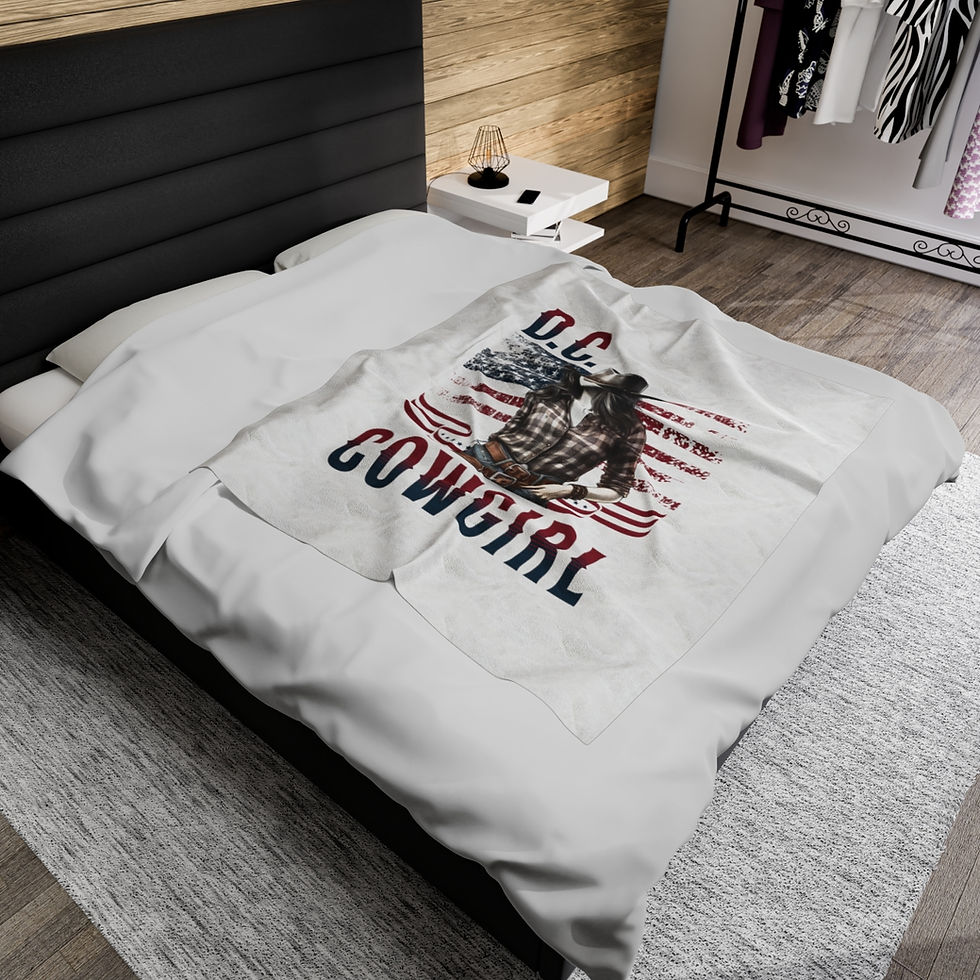 Thumbnail: DC Cowgirl: Velveteen Plush Blanket