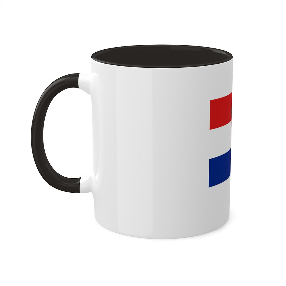 Thumbnail: Croatia flag: Colorful Mugs, 11oz