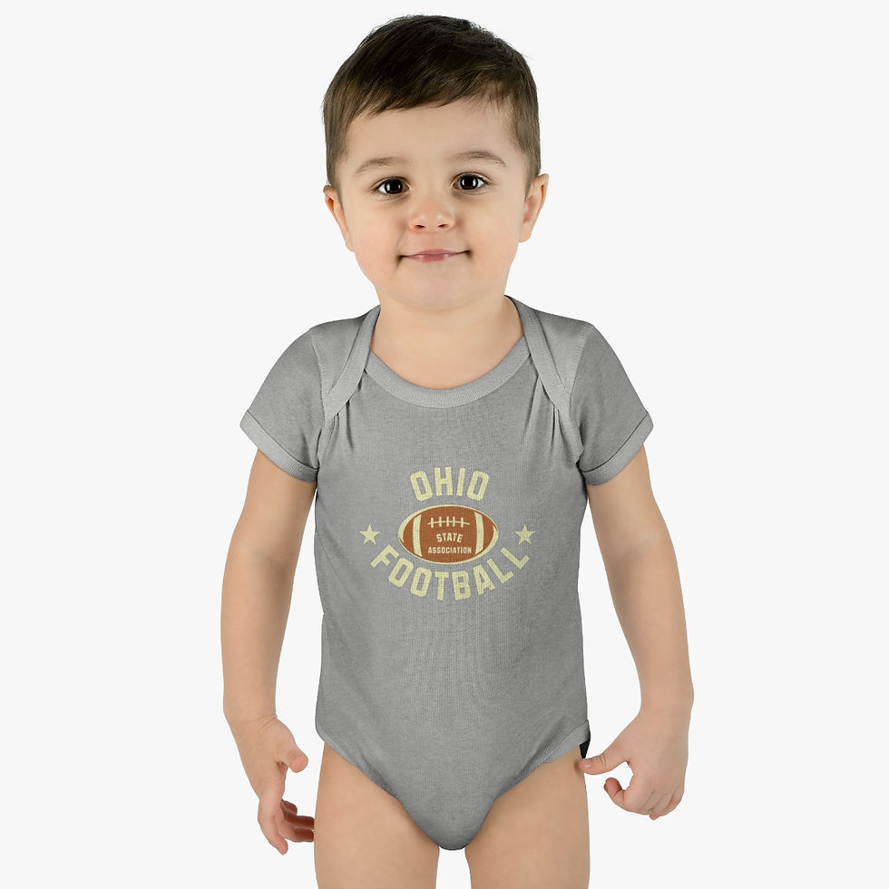 Thumbnail: Ohio Football: Infant Baby Rib Bodysuit