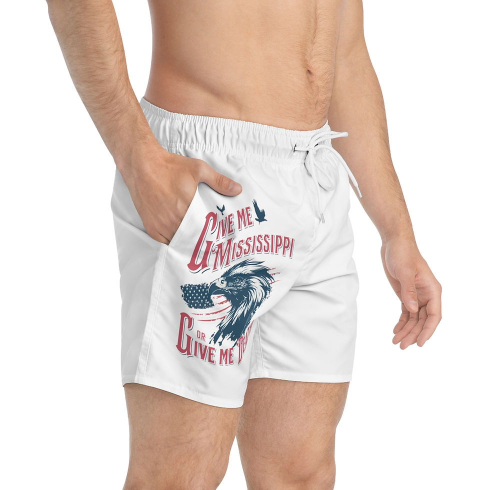 Thumbnail: Mississippi or Death: Swim Trunks (AOP)