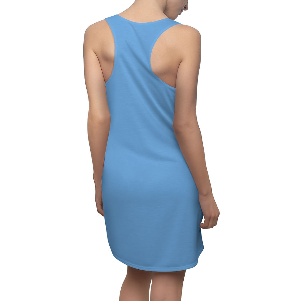Thumbnail: Gone Crabbin Maryland: Women's Cut & Sew Racerback Dress (AOP)