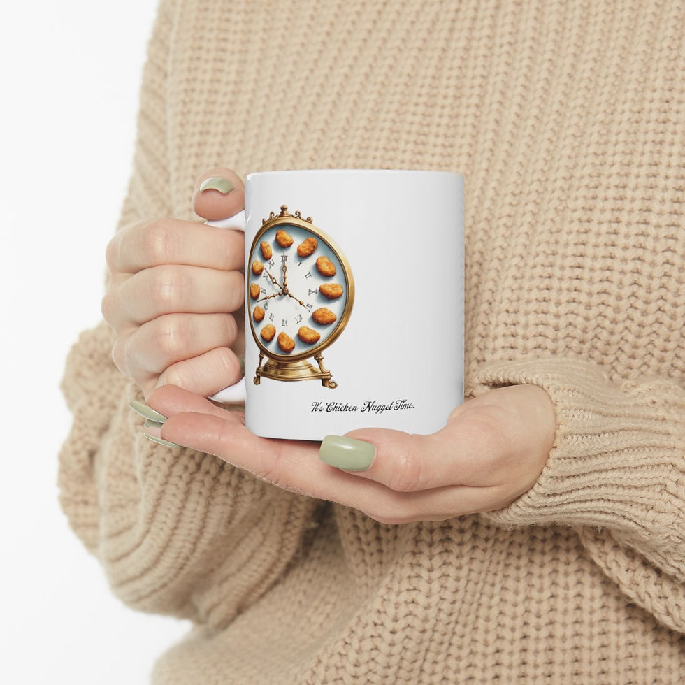 Thumbnail: Chicken Nugget Time: Ceramic Mug, (11oz, 15oz)