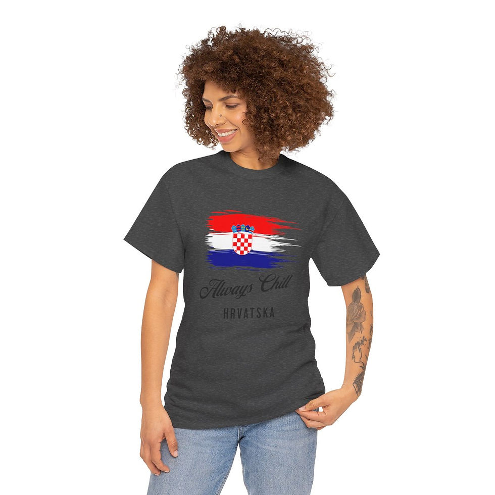 Thumbnail: Always Chill Croatia: Unisex Heavy Cotton Tee