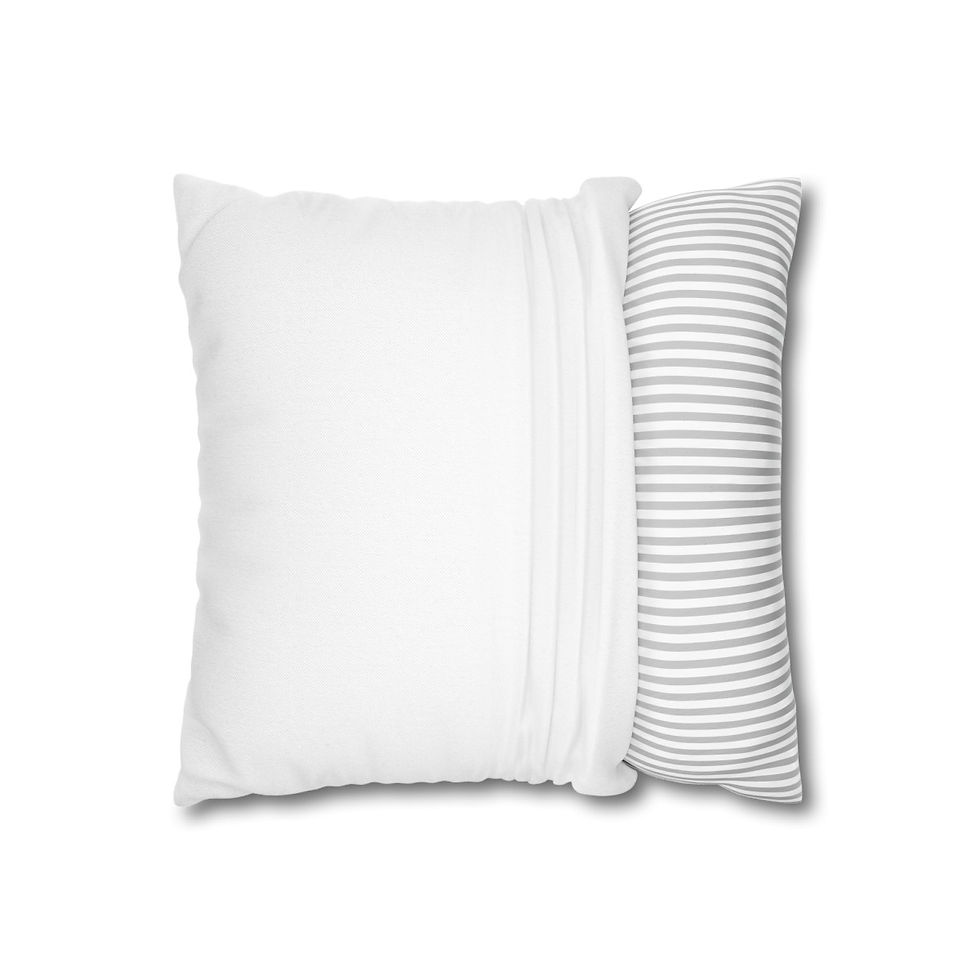 Thumbnail: Stay on Guard E London England: Spun Polyester Square Pillowcase