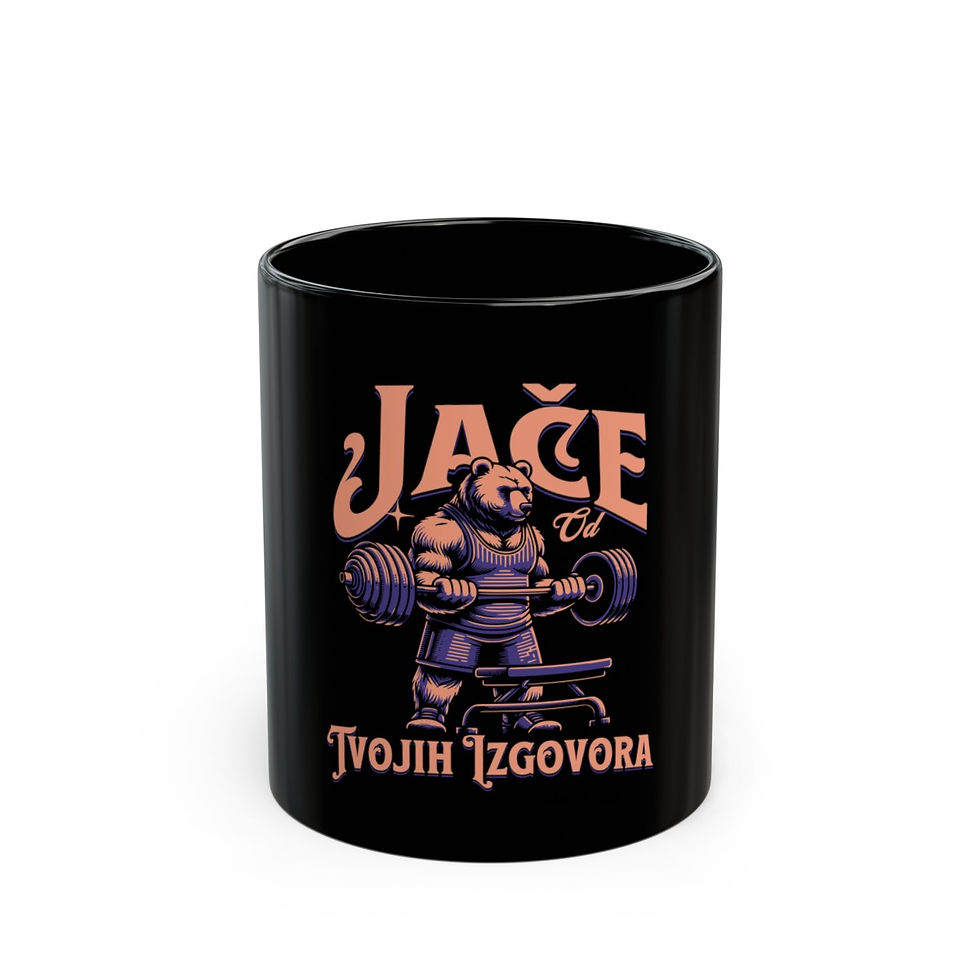 Jace Bosnia: Black Mug (11oz, 15oz)