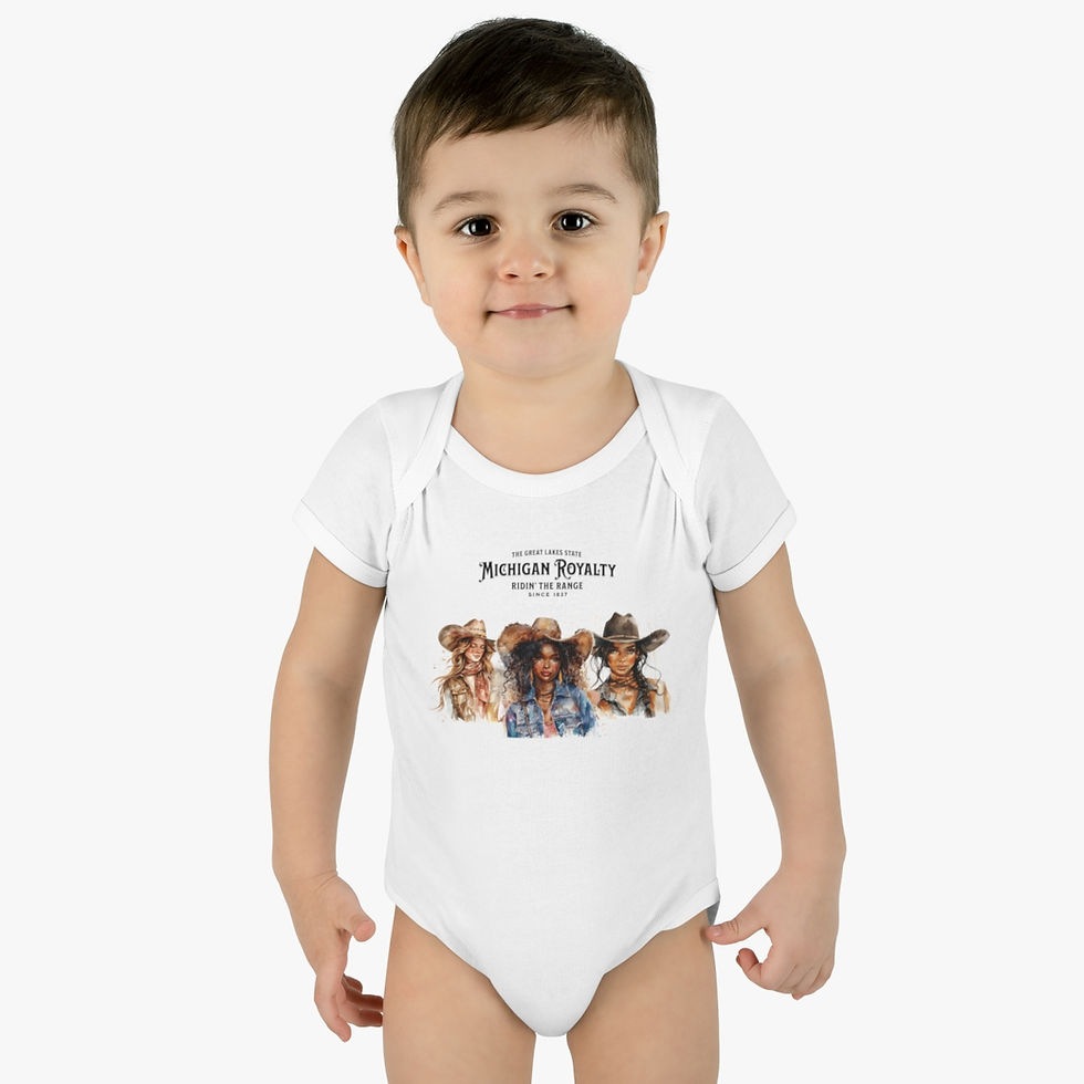 Thumbnail: Michigan Royalty: Infant Baby Rib Bodysuit