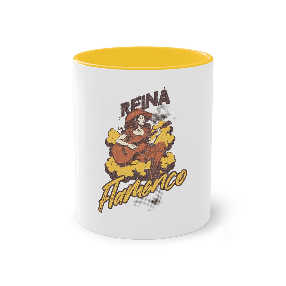 Thumbnail: Reina Flamenco Spain: Two-Tone Coffee Mug, 11oz