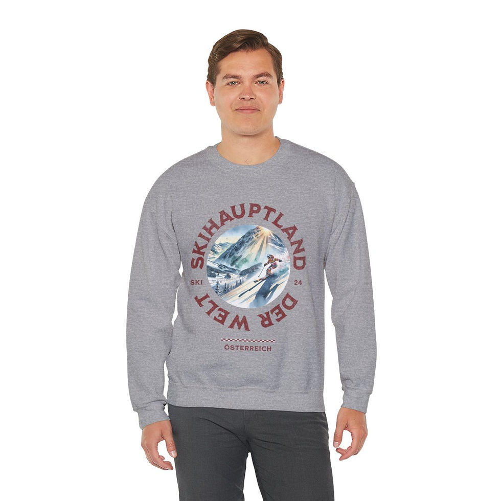 Thumbnail: Skihauptland Der Welt: Unisex Heavy Blend™ Crewneck Sweatshirt