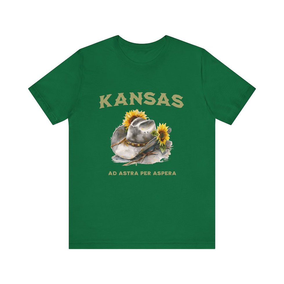 Thumbnail: Kansas Ad Astra: Unisex Jersey Short Sleeve Tee