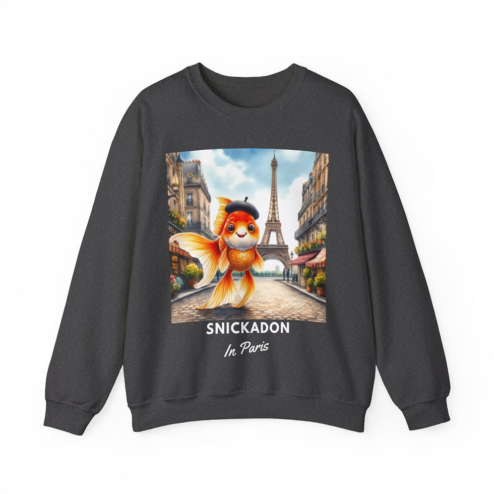 Thumbnail: Snickadon In Paris: Unisex Heavy Blend™ Crewneck Sweatshirt