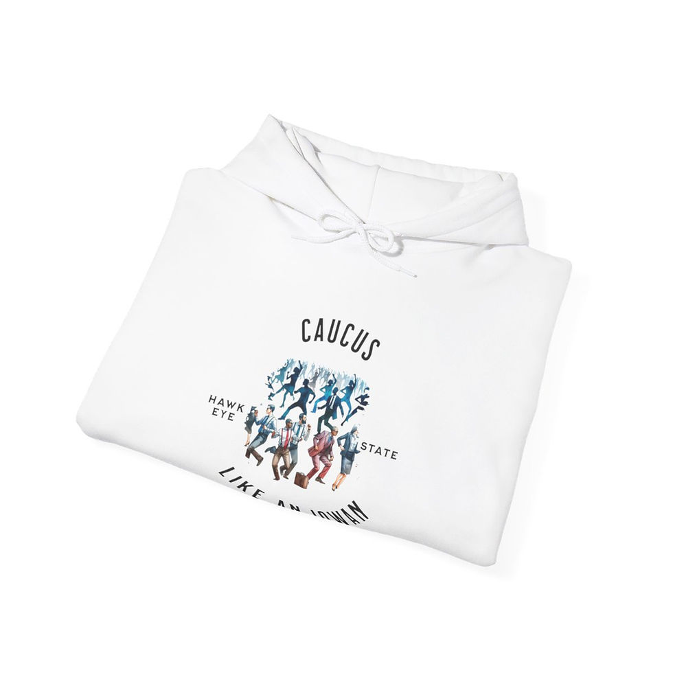 Thumbnail: Caucus Like an Iowan: Unisex Heavy Blend™ Hooded Sweatshirt