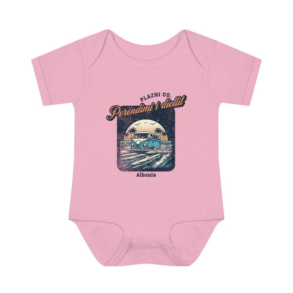 Thumbnail: Beach Albania: Infant Baby Rib Bodysuit