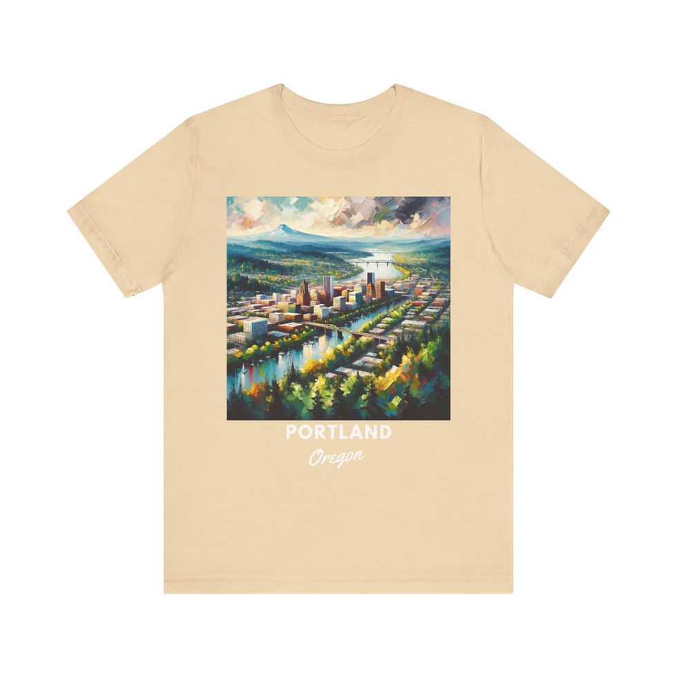 Thumbnail: Portland Oregon: Unisex Jersey Short Sleeve Tee