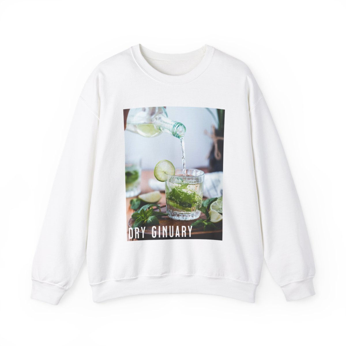 Dry Ginuary: Unisex Heavy Blend™ Crewneck Sweatshirt
