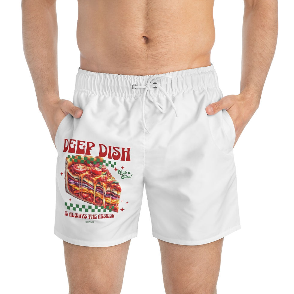 Thumbnail: Deep Dish is Always the Answer Illinois: Swim Trunks (AOP)