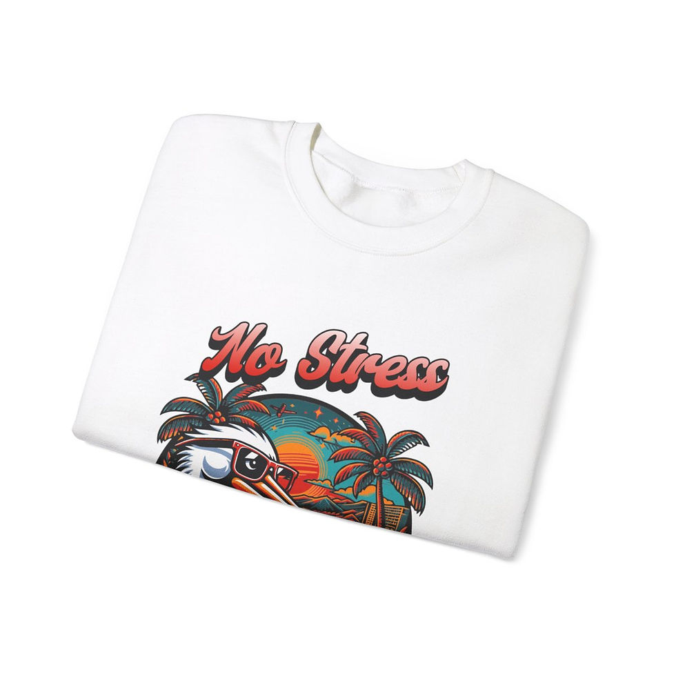 Thumbnail: No Stress Antigua: Unisex Heavy Blend™ Crewneck Sweatshirt