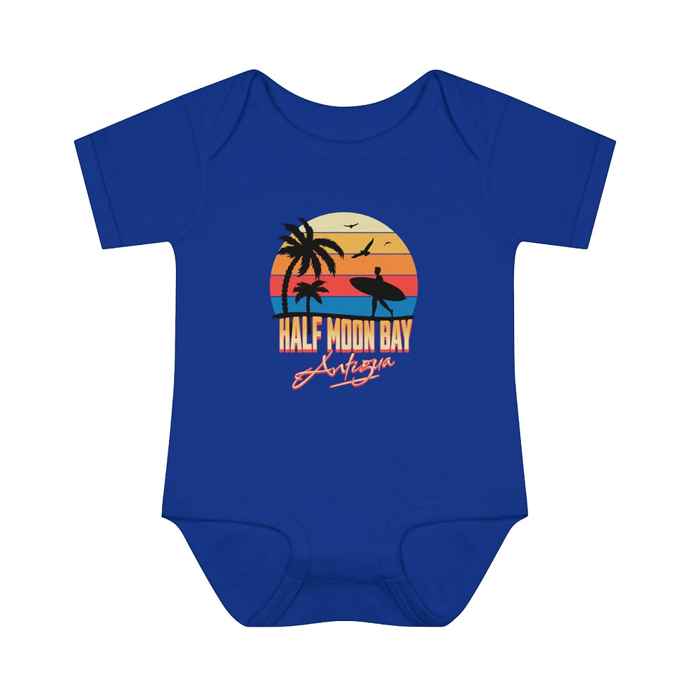 Thumbnail: Antigua Half Moon Bay: Infant Baby Rib Bodysuit