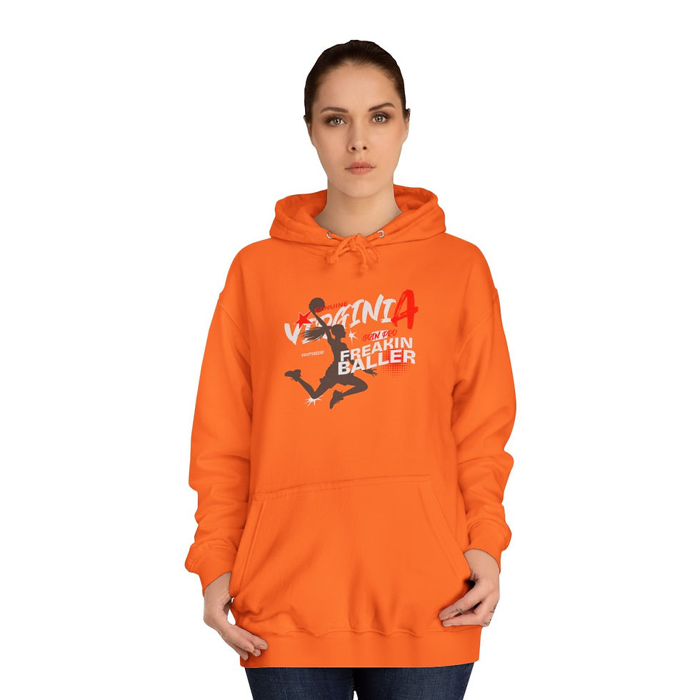 Thumbnail: Virginia Baller 1: Unisex College Hoodie