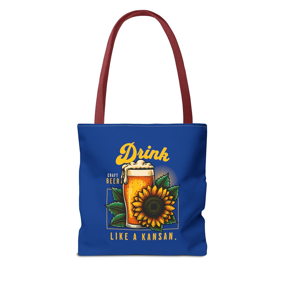 Thumbnail: Drink like a Kansan: Tote Bag (AOP)