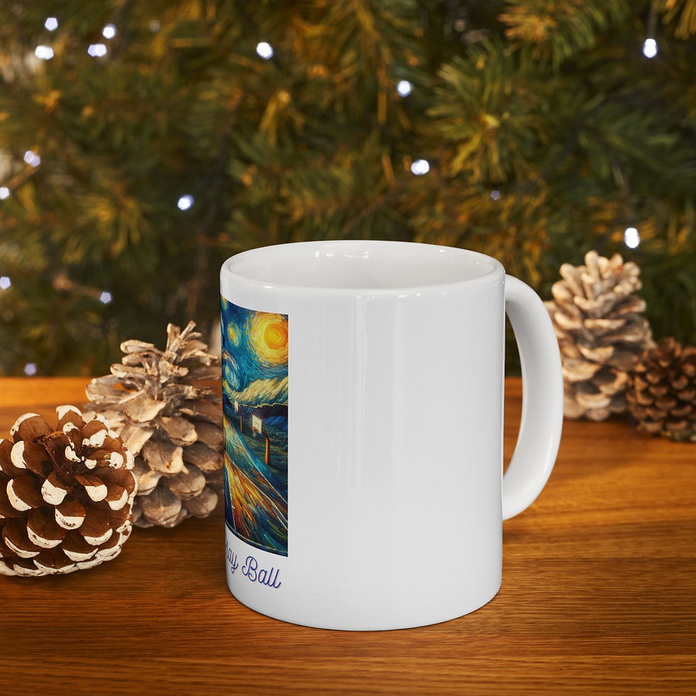 Thumbnail: Van Go Play Ball: Ceramic Mug, (11oz, 15oz)