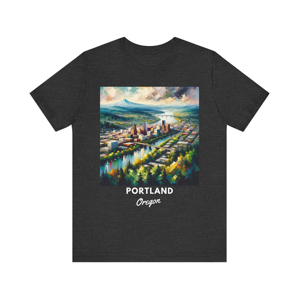 Thumbnail: Portland Oregon: Unisex Jersey Short Sleeve Tee