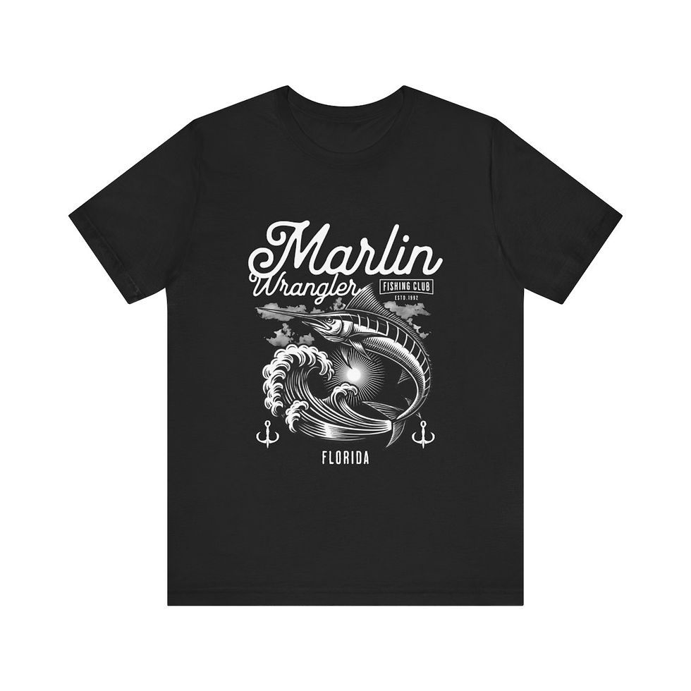 Thumbnail: Florida Marlin Wrangler: Unisex Jersey Short Sleeve Tee