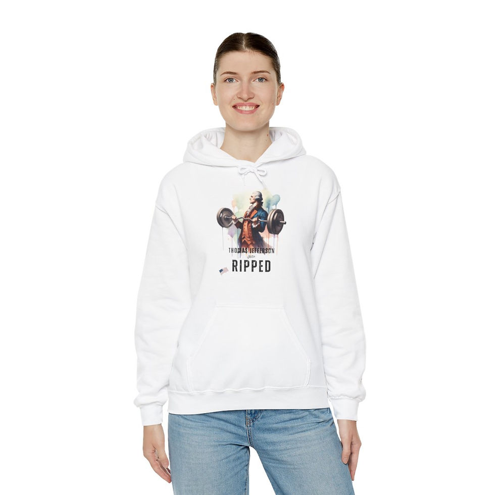 Thumbnail: Thomas Jefferson: Unisex Heavy Blend™ Hooded Sweatshirt